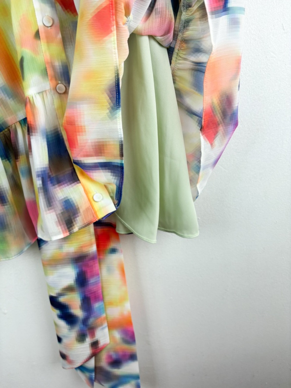 Alexis Leonie Crepe Mini Dress Sz M - Picture 11 of 12